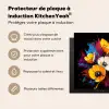 Bloemen - Kleurrijk - Graffiti - Modern - Boeket Inductie beschermer vinyl 3mm middel -usfeer2_FR