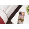 Zonsondergang - Duin - Strand - Planten - Zee Hoesje iPhone 12 Pro met koord klein -kamer