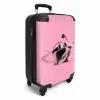 Escar-Go - Roze Koffer - NBS - Handbagage middel -productfoto_3d