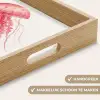 Kwal - Tentakels - Roze Dienblad Rechthoek middel -USP_HandgreepNL