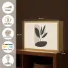 Plant - Beige - Japandi Light Box met batterij (Wandlamp) middel -USP_websiteoverzichtNL