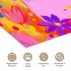 Tas - Roze - Bloemen poster papier klein -closeup_NL