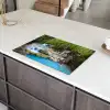 Waterval - Natuur  - Rivier - Bos - Water Inductie beschermer vinyl 3mm klein -sfeer8