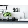 Pinguïn - Telefoon - Toilet - Zwart - Wit Muursticker klein -keuken