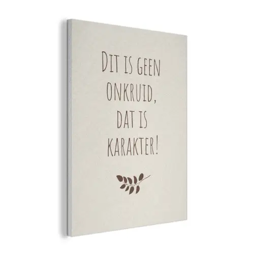 Bruin - Minimalistisch - Quote - Zomer PET vilt klein -3d