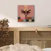 Illustratie - Vogel - Vlakken - Kleurrijk aluminium wit klein -sfeer3