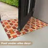 Geometrisch - Retro - Oranje Deurmat klein 898 -USP_NL