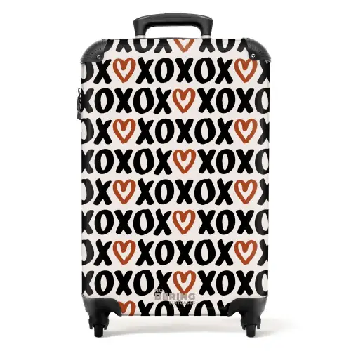 Knuffels en Hartjes NBS - Handbagage koffer - Volwassenen Unisex middel -productfoto_recht