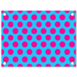 Stippen - Klassiek - Roze tuinposter los doek klein 239 -3d