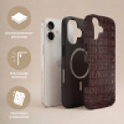 Krokodil - Leer - Bruin Toughcase MagSafe Apple iPhone 17 klein -USP_Lagen_NL