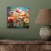 Bloemen - Watercolor - Kunst - Botanisch - Natuur aluminium wit klein -sfeer2