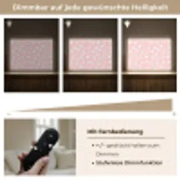 Spookjes - Patroon - Roze Light Box met batterij (Wandlamp) middel 907 -USP_dimbaarDE