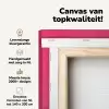 Schepijs - Roze - Hoorntje canvas 2cm klein -zzzsfeer2_topdoek