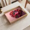 Fruit - Hartjes - Aardbeien - Frambozen - Bosbessen Dienblad Rechthoek middel -sfeer1