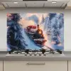 Kersttrein - Sneeuw - Winter - Kerst keuken achterwand spatscherm klein -3d_website