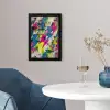 Bliksemschichten - Patroon - Marmer - Kleuren fotolijst zwart zonder passe partout klein -sfeer4