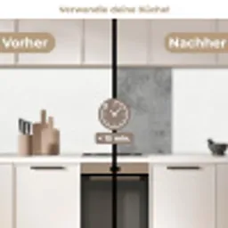 Beton - Grijs - Patronen keuken achterwand 2 middel 865 -voor-na2_DE
