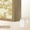 Kraanvogels - Kersenbloesem - Goud Light Box met batterij (Wandlamp) middel 907 -USP_websiteoplaadbaarNL