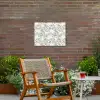 Boho - Jungle - Bloemen - Bladeren Tuinposter op houten frame 2 cm dik klein -sfeer3