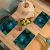 Inductie mat - Jungle - Inductie beschermer - Palmblad - Natuur Placemat vinyl groot -zzsfeer5_Kitchenyeah-website