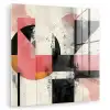 Roze - Abstract - Aesthetic - Modern - Vormen plexiglas 5mm klein -zzzproduct_nieuw