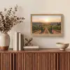 Wijngaard - Zonsondergang - Landschap Light Box met kabel (Tafellamp) klein -sfeer2