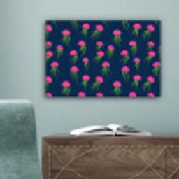 Kwallen - Diepzee - Neon canvas 2cm klein 34 -sfeer4