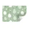 Groen - Eieren - Patroon Muursticker klein -3d