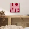 Love - Rood - Blokletters plexiglas 5mm klein -sfeer4