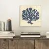 Blauw koraal - Vertakkingen - Beige plexiglas 5mm klein -sfeer1