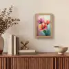 Tulpen - Lichtreflecties - Kleurverloop Light Box met kabel (Tafellamp) klein -sfeer2