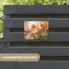 Tulpen - Sprookjesachtig - Kleurrijk tuinposter los doek klein -sfeer3