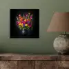 Felgekleurd - Bloemen - Vaas aluminium wit klein -sfeer2