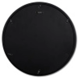 Abstract - Cirkel - Modern - Beige - Zwart - Minimalistisch Fotolijst rond zonder passe partout klein -achterkant