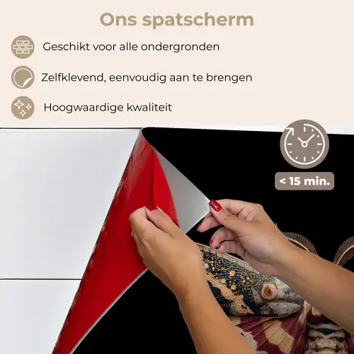 Mot - Oosterse patronen - Sierlijk keuken achterwand spatscherm klein -spatscherm_NL