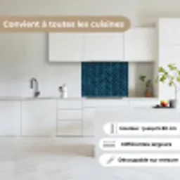 Visgraatmotief - Tegels - Diepblauw keuken achterwand 2 middel 865 -sfeer4_FR