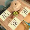 Oh hi - Geel - Monogram Placemat vinyl groot -zzsfeer5_Kitchenyeah-website