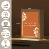 Oranje - Wijntje - Quote Light Box met kabel (Wandlamp) klein -USP_websiteoverzichtNL
