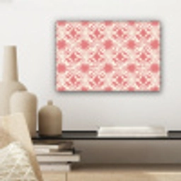 Roze - Bloemenmotief - Wit - Modern canvas 2cm klein 34 -sfeer6