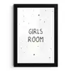 Quotes - Girls room - Meisjes - Kind - Spreuken fotolijst zwart zonder passe partout klein -3d