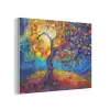 Boom - Zon - Verflook - Kleuren - Abstract PET vilt klein -3d