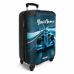 Blazing blue NBS - Handbagage koffer - Kinderen Unisex middel -productfoto_3d