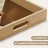 Glas - Ijskoffie - Schaduw - Bruin Dienblad Rechthoek middel -USP_HandgreepNL