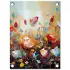 Bloemen - Kunst - Natuur - Olieverf tuinposter los doek klein -3d