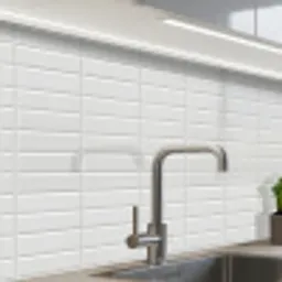 Metro - Tegels - Wit keuken achterwand 2 middel 865 -zzzz3d_schuin