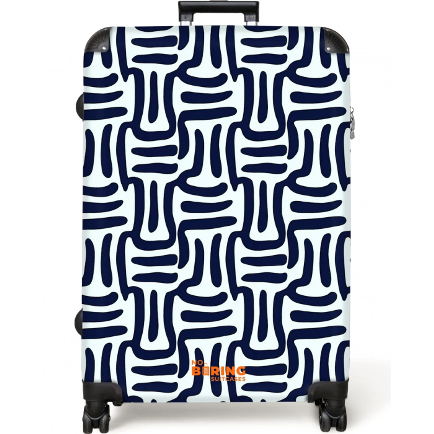 Abstract - Modern - Blauw NBS - Large koffer - Volwassenen Unisex groot -zzzzzzzzkaufland2
