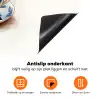 Theekop - Bladeren - Blauw Inductie beschermer vinyl 3mm klein -zzzzzzz-td-onderkant