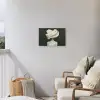 Vrouw - Beige - hoed Tuinposter op houten frame 2 cm dik klein -sfeer1