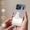 Ijsbeer - Sneeuw - Sterren - Blauw Telefoonhoesje iPhone 17 Pro klein -sfeer3_NL