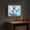 Pinguïn - Meisjes - Pooldieren - Kinderen Light Box met batterij (Wandlamp kind) middel -sfeer5_kind